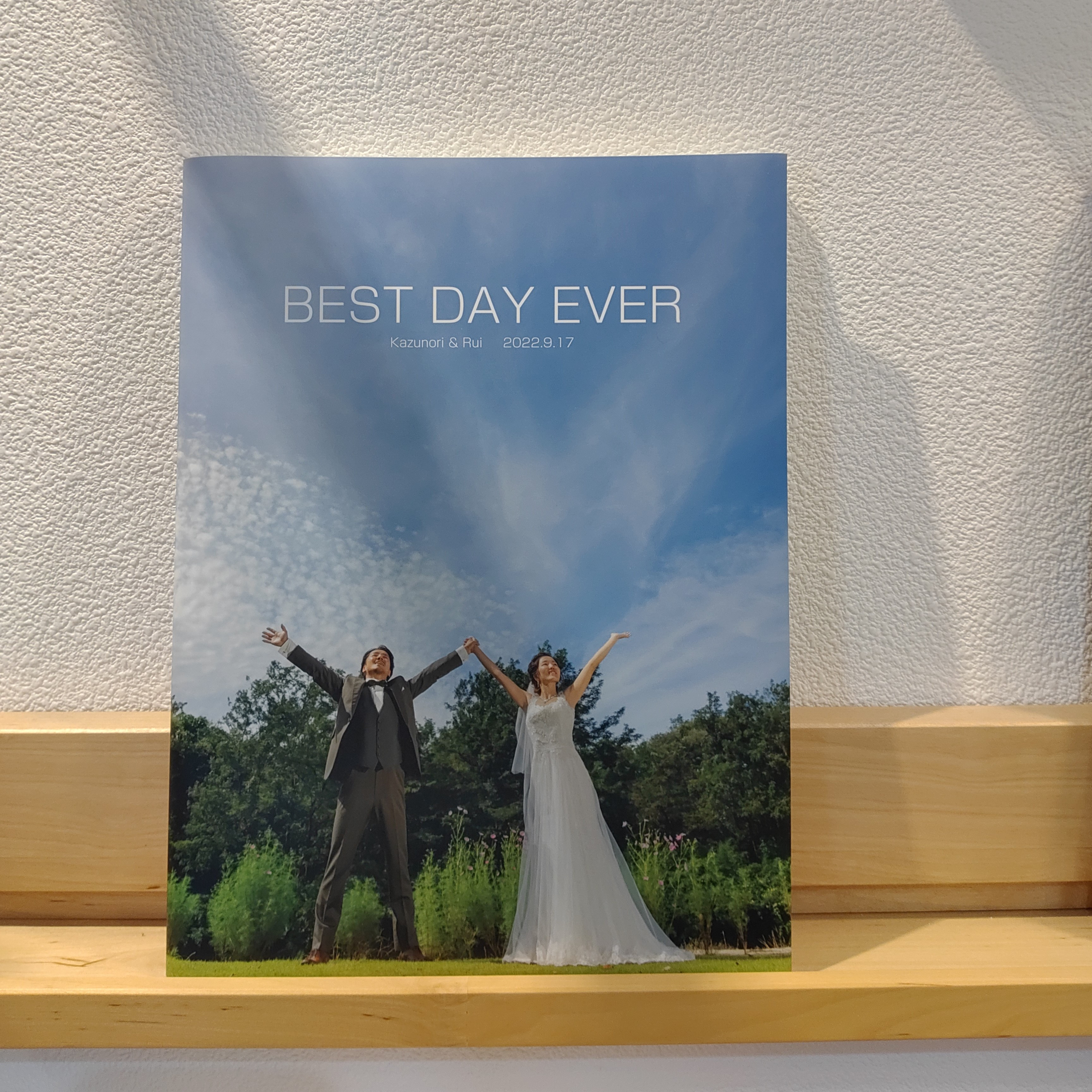 【結婚式・両親贈呈品】アニバーサリーフォトブック72ページ～Wプランナー編集～思い出の写真集・アルバム