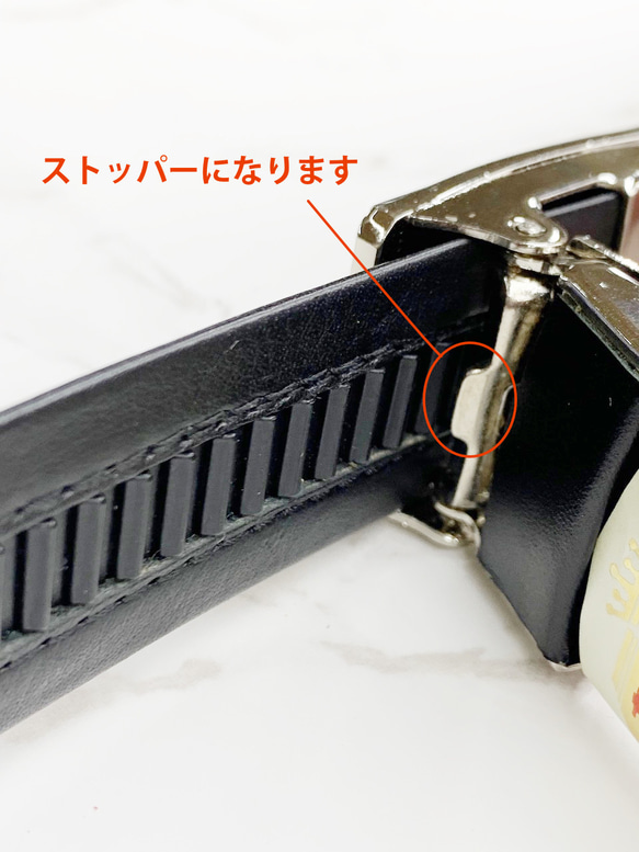 日本製　上質　キップ　牛革　LLサイズ　フリーサイズ　真鍮磨き上げ金具　キーリットシステム 10枚目の画像