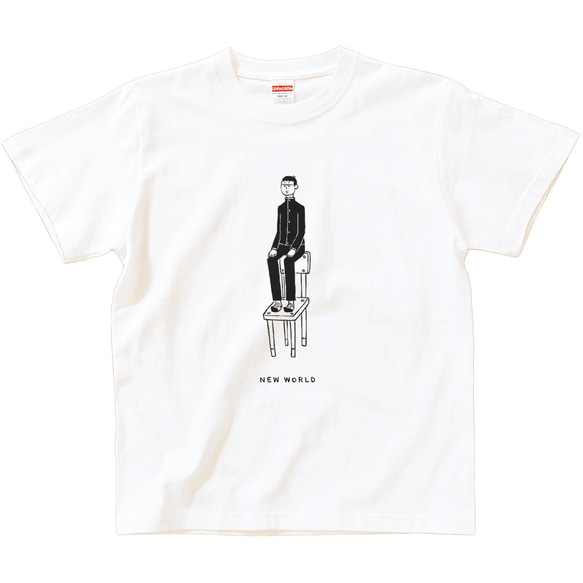 半袖 Tシャツ 『 イス・男子 』 メンズ レディース 2枚目の画像