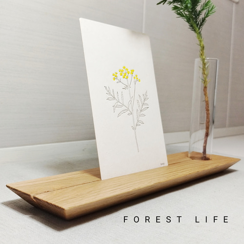 アンティーク 木製試験管立て 24本用 フラワーベース 試験管 瓶」の