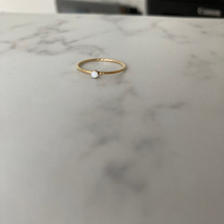 母乳アクセサリー リング（オーバル） 母乳ジュエリー ブレストミルクジュエリー 出産・授乳・卒乳・断乳の記念に 7枚目の画像