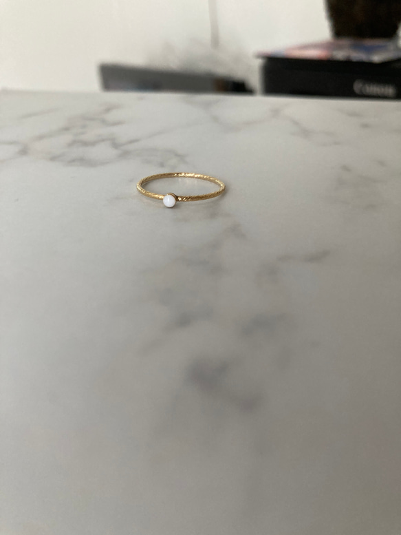 母乳アクセサリー リング（オーバル） 母乳ジュエリー ブレストミルクジュエリー 出産・授乳・卒乳・断乳の記念に 7枚目の画像