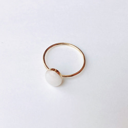 母乳アクセサリー リング（オーバル） 母乳ジュエリー ブレストミルクジュエリー 出産・授乳・卒乳・断乳の記念に 3枚目の画像