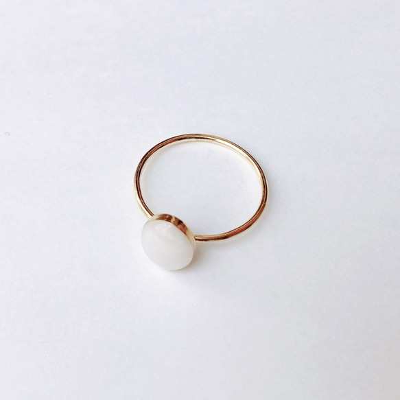 母乳アクセサリー リング（オーバル） 母乳ジュエリー ブレストミルクジュエリー 出産・授乳・卒乳・断乳の記念に 3枚目の画像