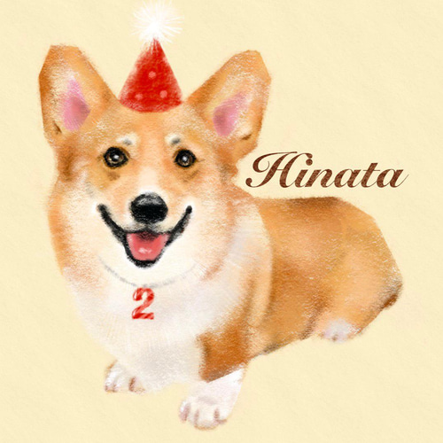 うちの子似顔絵・イラスト(犬猫色んなペット対応)・家族イラスト