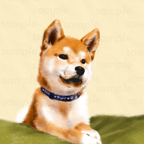 うちの子 似顔絵 イラスト 犬 猫 ペット アート パネル ポスター