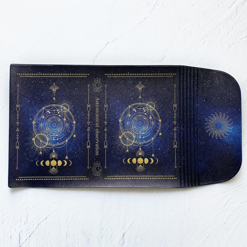 天体観測・月の満ち欠け（ギャラクシー） ブックカバー・手帳