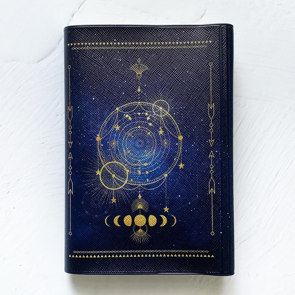 天文觀測 / 月相 (Galaxy) 書籍封面 / 筆記本封面 (A6) Hobonichi Techo 封面平裝星空 第4張的照片