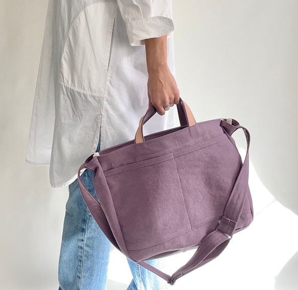 ハンドメイド】トートバッグ作り（8号帆布・裏地にポケット付き