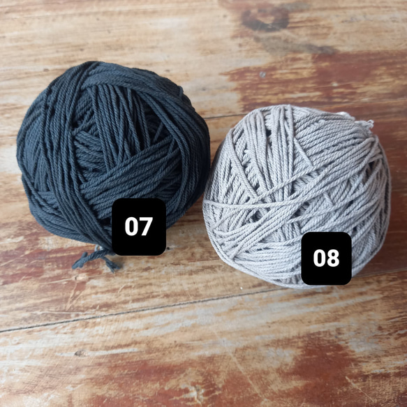 選べる1個 約200m/太さ2mm/タイの草木染め綿糸/ 綿紐 ひも ロープ/編み物・機織り・ラッピング・マクラメ 8枚目の画像