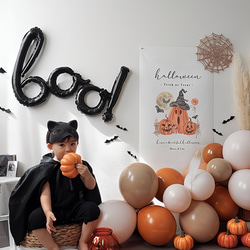 特集掲載【全4種類】ハロウィン タペストリー かぼちゃ 撮影アイテム