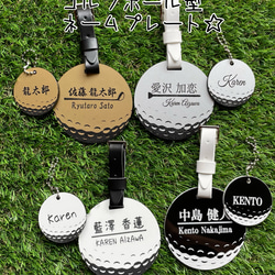 イニシャル入りネームプレート♪ゴルフ ネームタグ ベルト付き その他