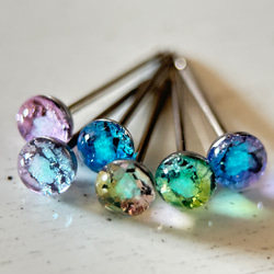 1点のみ 希少スミソナイトのピアスチャーム☆ 1点のみ 希少スミソナイトのピアスチャーム☆