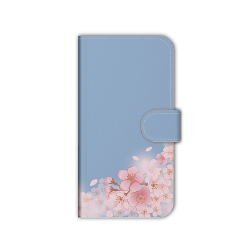 桜 スマホケース 手帳型 カバー iPhone16 15 14 13 SE ほぼ全