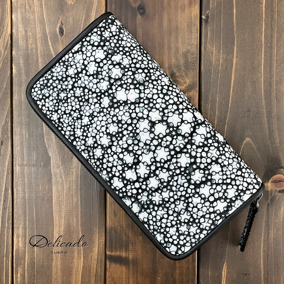 スタースティングレイ ロングウォレット ブラック 長財布 CUERO
