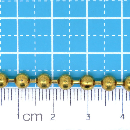 BRASS真鍮製【ボールチェーンネックレス幅 4,5mm ～60㎝（指定可能 ...