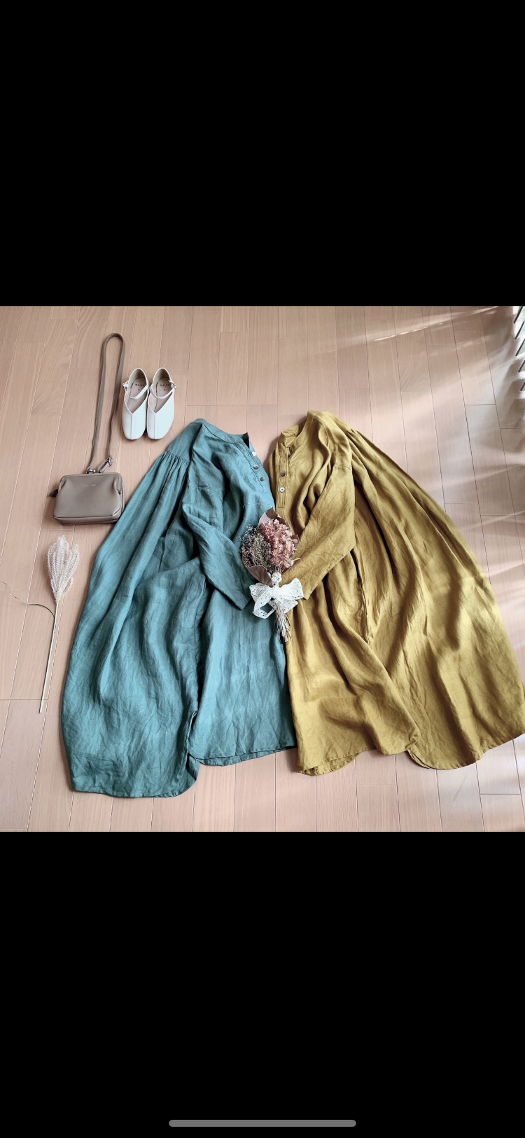 ☆新作☆最高級のフレンチリネン☆スタンドカラーVネックワンピース☆カラーオーダー☆リネンワンピース☆上品☆シンプル☆ ☆新作☆最高級のフレンチリネン☆スタンドカラーVネックワンピース☆カラーオーダー☆リネンワンピース☆上品☆シンプル☆
