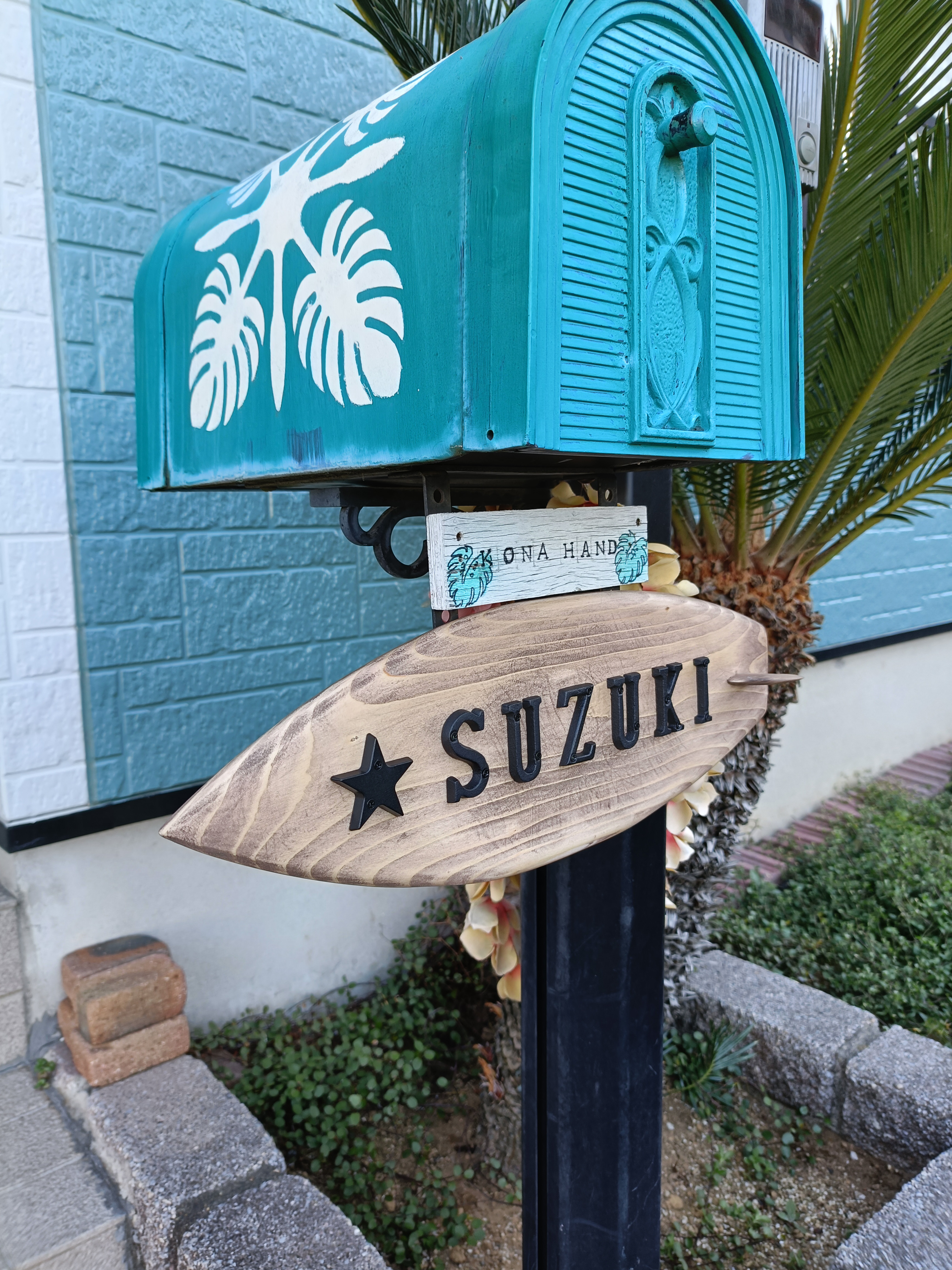 サーフボード型表札