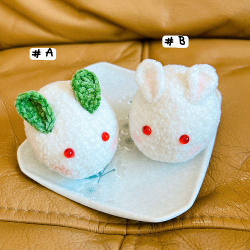 ★オーダー受付中★お月見セット★団子★着ぐるみうさぎ★ダイカット★クラフトパンチ お月見 うさぎ団子/和菓子 編みぐるみ 十五夜 干支 卯 月の兎 癒された