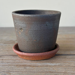 B級 コーヒー焼 植木鉢 1.５号 2枚目の画像