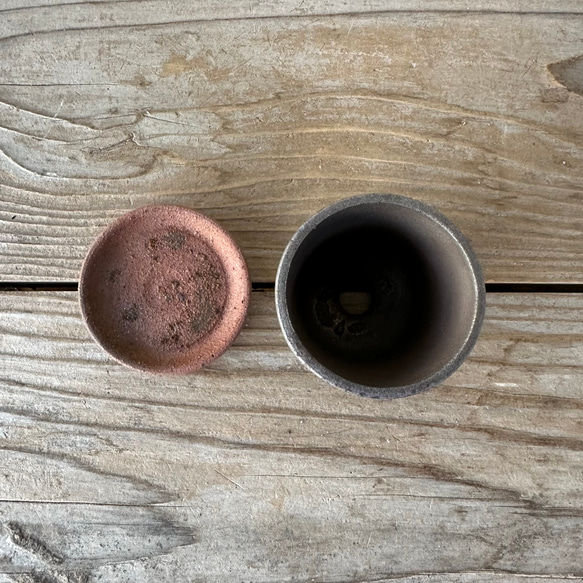 B級 コーヒー焼 植木鉢 1.５号 5枚目の画像