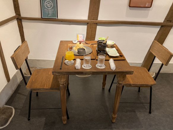 背中あり鉄脚イス　2脚セット　ダイニングテーブル.用　　椅子 キッチンスツールA・ブラックウォールナット材 M1940567366(14950円)