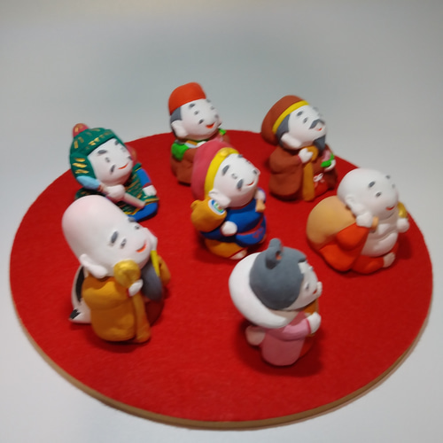 超特価SALE開催！ 七福神 ほっこり可愛い手作り素焼き人形 その他人形 林土岐人形 絵画