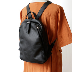 nat&nin 牛革 レザー リュック バックパック ショルダーバッグ ブラック nat&nin 牛革 レザー リュック バックパック ショルダーバッグ