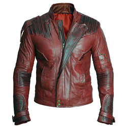 羊革・キルト袖と肩付いた羊革のライダースジャケット Sheep Leather Rider Waxed Jacket 2枚目の画像