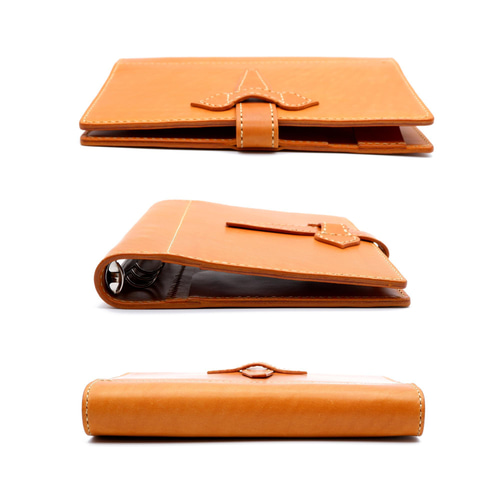 Amazon.co.jp: C&L TRASCO システム手帳バインダー 本革 A5 20mm