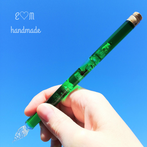 オリジナルガラスペン メロンソーダ