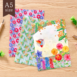 お花のクリアファイル3枚セット〈A5サイズ〉アネモネ｜金木犀｜花と