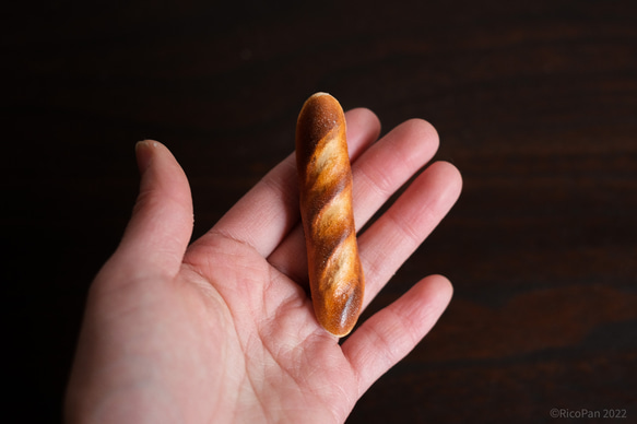パンの革ブローチ（バタール） 3枚目の画像