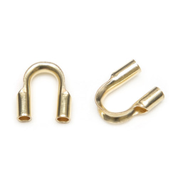 14KGF U字金具 ［0.7mm穴］【4コ販売】(14K-8TMG 1枚目の画像