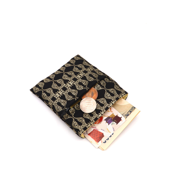 京の錦織　光峯錦織工房　干支の紋様を楽しむ　鳥の柄　ポケット財布 10枚目の画像