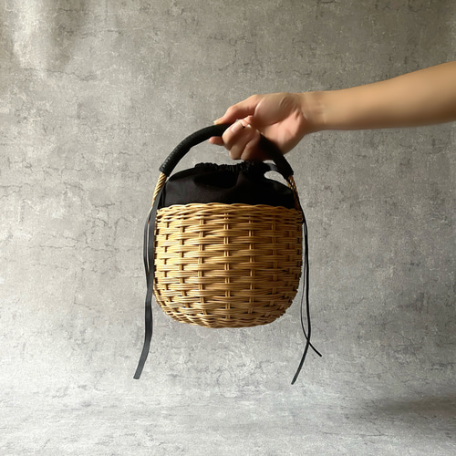 ラタン どんぐりかごバッグ かごバッグ belle_rattan&craft ラタン どんぐりかごバッグ かごバッグ belle_rattan&craft