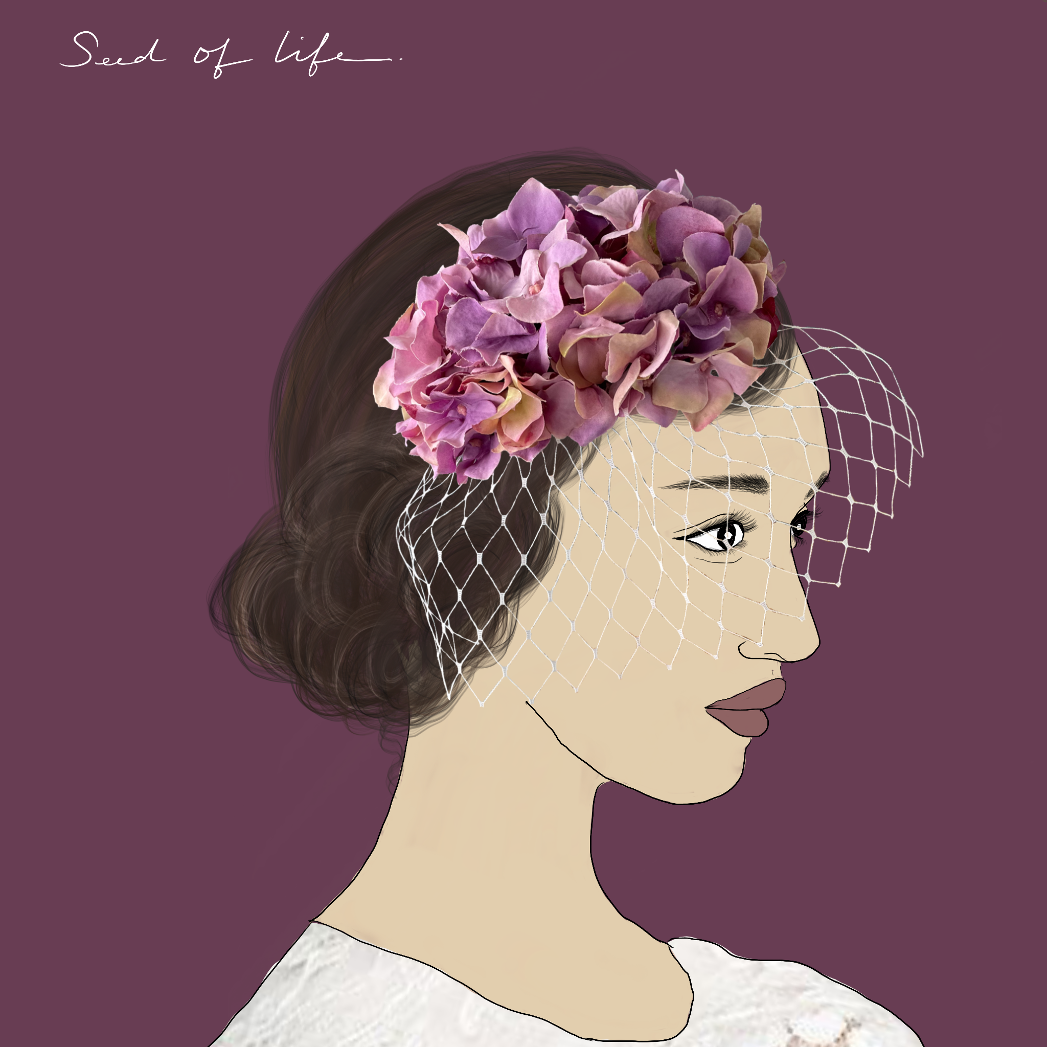 ❁Head Dress❁アンティークピンクのボンネ【30914】 5,440円