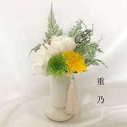 creema限定新作　仏花　供花　白灯華 2枚目の画像