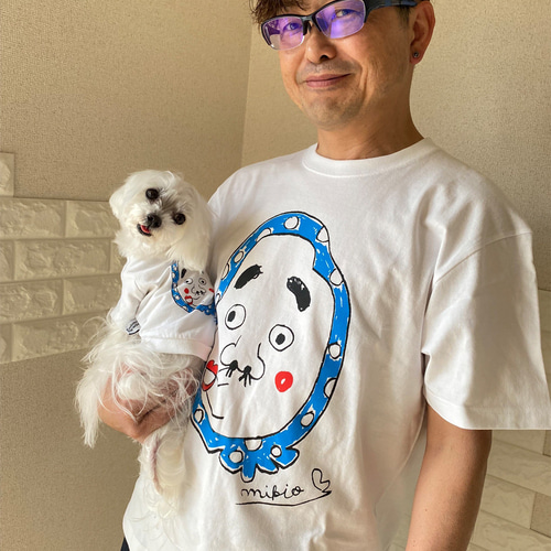 わんちゃん用ひょっとこTシャツ 犬 DOG わんこ 犬服 ペット服