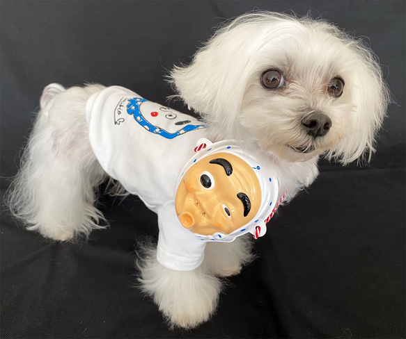 わんちゃん用ひょっとこＴシャツ 犬 DOG わんこ 犬服 7枚目の画像