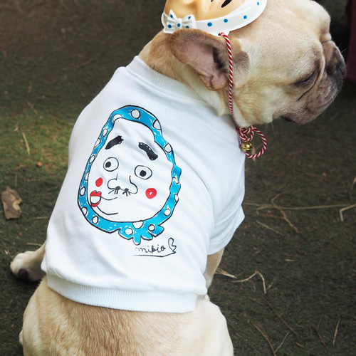 わんちゃん用ひょっとこTシャツ 犬 DOG わんこ 犬服 ペット服
