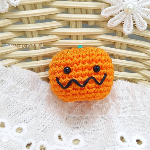 ハロウィン オバケ カボチャ あみぐるみ ヘアゴム（ベビー・キッズ用