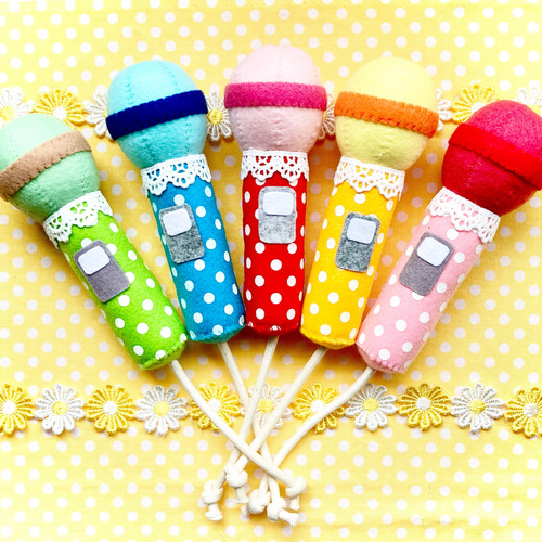 うきうき♡マイク】保育士さんのお誕生日会グッズ 発表会 子ども園