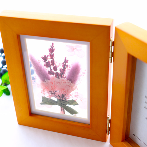 透け感フォトフレーム お好みメッセージカード 文字入れ可能