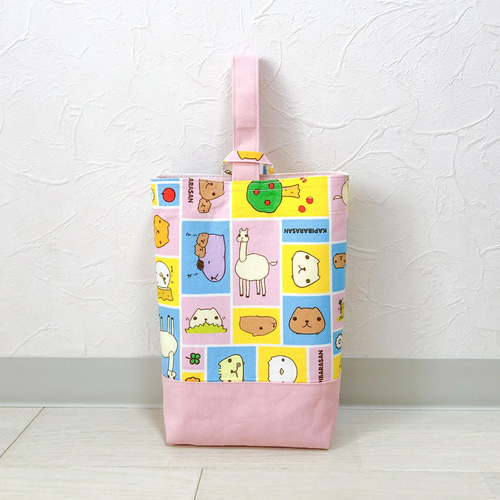 セール！ 入園入学2点セット 優しいカラーの可愛いキャラクター