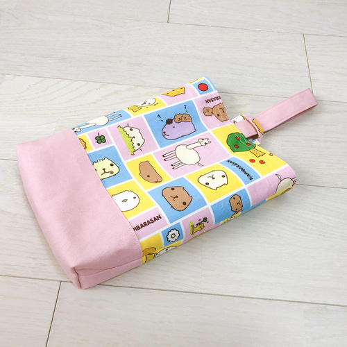 セール！ 入園入学2点セット 優しいカラーの可愛いキャラクター