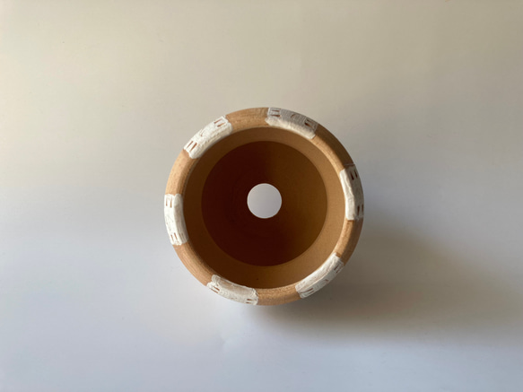陶製植木鉢「縞」part2 4枚目の画像