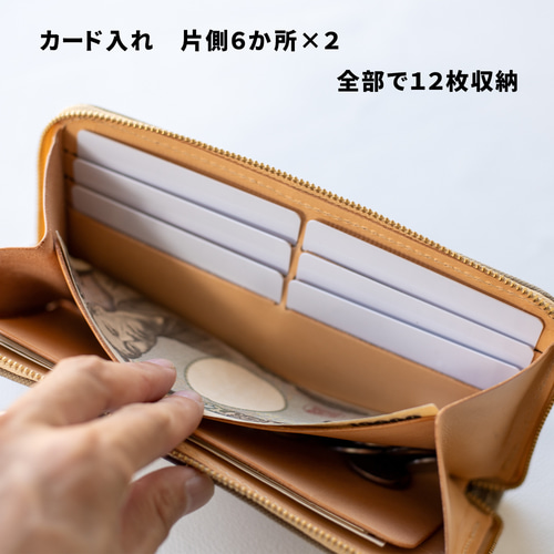 レザークラフト  ガバッと見やすいミニミニウォレット レザークラフト ガバッと見やすいミニミニウォレット