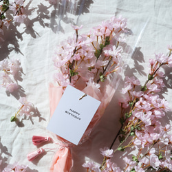 ［大人気］春を運ぶ桜 4本セット♡ 水のいらない 高品質アートフラワー　母の日 桜 ミモザ 2枚目の画像