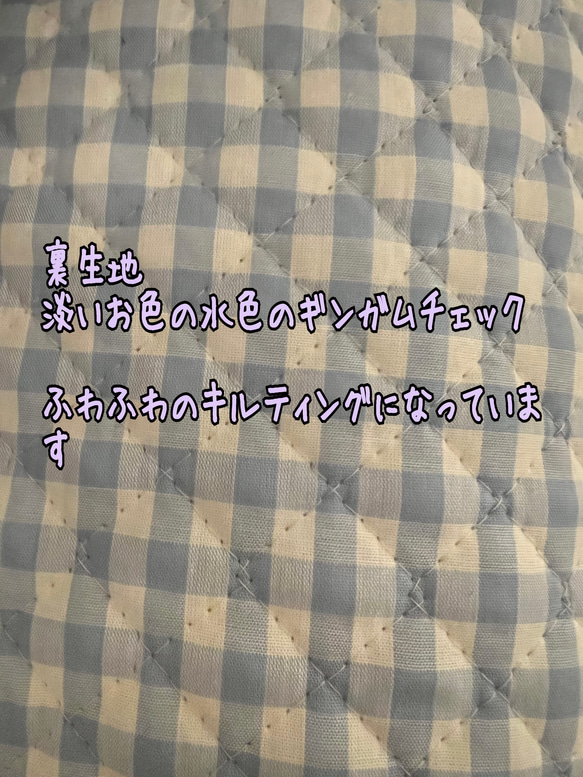 再販《選べる生地》ふわふわ北欧柄レッスンバッグ 男の子 5枚目の画像